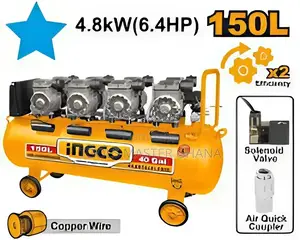 Air Compressor - Acs4481501 | Brand New | 100% Copper Engine | Silent Operation | Key Start | 1-Year Warranty