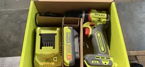 Dyllu Compact Brushless Cordless Impact Drill | Cordless Drill/Driver | 12V–20V Brushless | 20–86Nm Torque | 2-Speed | LED Work Light | 2 Batteries Included