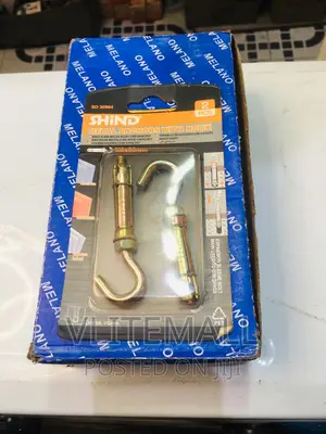 M6x80mm Metal Anchors With Hook ( SD-30964 ) | Quality Grade | Durable Construction | Residential & Commercial Use | Available in Bulk | Used – Inspected & Good Condition