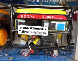 Where Light Begin Honda 8200watts Petrol Generator Honda | Brand New | 100% Copper Engine | Silent Operation | Key Start | 1-Year Warranty