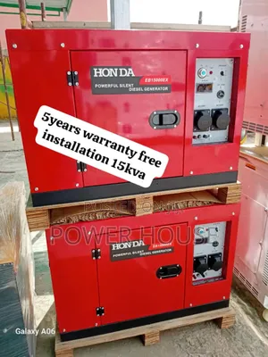 Electro Volt Power Honda Diesel Engine Generator 15kva | Brand New | 100% Copper Engine | Silent Operation | Key Start | 1-Year Warranty