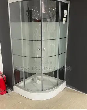 Glass Enclosure - Shower Cubicle - Shower Glass | Anti-Rust Stainless Steel | Overhead + Hand Shower + Shattaf | Hot & Cold Thermostatic | 4-in-1 Available