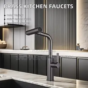 Mattel Black Adjustable Faucet