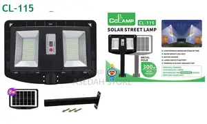 Street Solar Light Rain Proof | Brand New | 100% Copper Engine | Silent Operation | Key Start | 1-Year Warranty