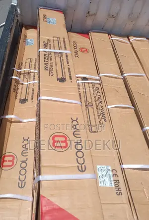 Ecoolmax 1.5hp Borehole, Deep- Well Pump With Control Box | Stainless Steel Body | 4" Slim Line | 30–150m Head | 30/50m Cable Included | Italian/German Technology