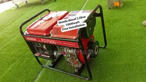 7.5kva Honda Diesel Generator 7000watt Honda 7.5kva Diesel | Honda / Japan Engine | 100% Copper Alternator | Key & Pull Start | Silent Operation | 1-Year Warranty