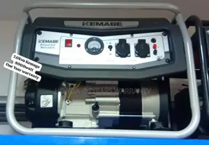 Fast Generator Delivery Kemage Petrol 8000watt Pull Start | Brand New | 100% Copper Engine | Silent Operation | Key Start | 1-Year Warranty
