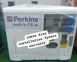 Stay Chill When Ecg Goes Off With Perkins 10kva 13000wats | Perkins / Honda / Kama Engine | Silent Canopy | 100% Copper Alternator | Key & Auto Start | 1–5 Year Warranty