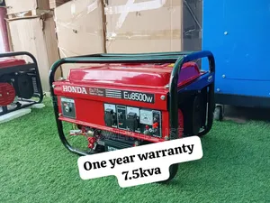 Compact Honda Petrol 7.5kva Generator 8500watts 7.5kva Honda | Brand New | 100% Copper Engine | Silent Operation | Key Start | 1-Year Warranty