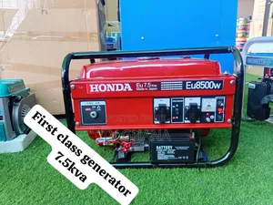 7.5kva Generator Petrol Generator Keystart 7.5kva | Brand New | 100% Copper Engine | Silent Operation | Key Start | 1-Year Warranty