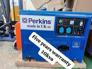 Swift Operation 10kva Perkins Diesel Generator Diesel Uk | Perkins / Honda / Kama Engine | Silent Canopy | 100% Copper Alternator | Key & Auto Start | 1–5 Year Warranty