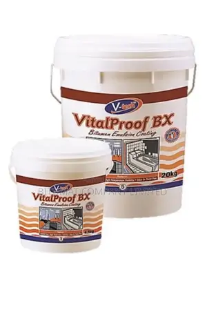 Vitalproof Bx 20 Kg | Waterproofing / Damp-Proofing | Roof, Wall & Foundation Protection | Easy Application | Residential & Commercial Grade