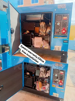 Guru Amp 22kva Perkins Diesel 22kva Generator | Perkins Engine | 100% Copper Alternator | Silent Canopy | Key/Auto Start | ATS Compatible | Commercial Grade