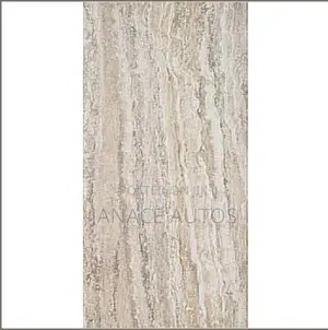 Rak Tile Ceramics Uk- 60x60cm Tech-Marble Beige Travertino Honed | Quality Grade | Durable Construction | Residential & Commercial Use | Available in Bulk