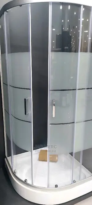 90x90 Cm Shower Cabin Cubicle Glass With Base | Anti-Rust Stainless Steel | Overhead + Hand Shower + Shattaf | Hot & Cold Thermostatic | 4-in-1 Available