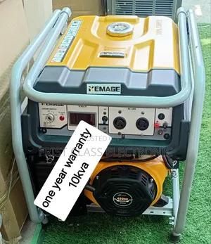 Portable 10kva Petrol Generator for Businesses | Brand New | 100% Copper Engine | Silent Operation | Key Start | 1-Year Warranty