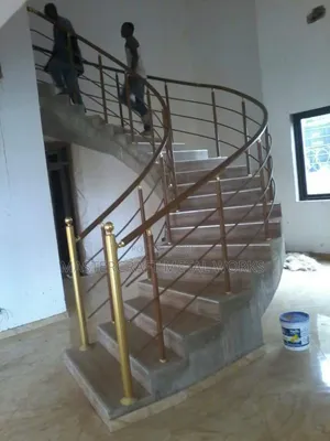 Stainless Steel Gold Balustrade Railing | Stainless Steel / Tempered Glass | Anti-Rust | Custom Fabrication | Residential & Commercial Grade