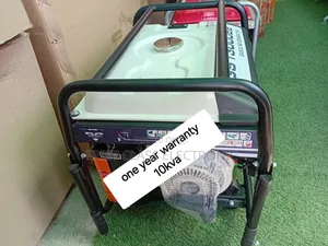 Easy Transportation 10kva Petrol Generator | Brand New | 100% Copper Engine | Silent Operation | Key Start | 1-Year Warranty