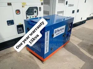 Next Generation Perkins 15kva Diesel Silent 13000watt Genset | Perkins / Honda / Kama Engine | Silent Canopy | 100% Copper Alternator | Key & Auto Start | 1–5 Year Warranty