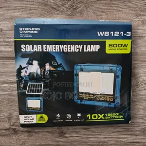 LED Solar Lamp (800watt) | Brand New | 100% Copper Engine | Silent Operation | Key Start | 1-Year Warranty