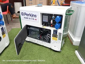 13000W Generator Silent Diesel Generator Perkins UK Made | Brand New | 100% Copper Engine | Silent Operation | Key Start | 1-Year Warranty