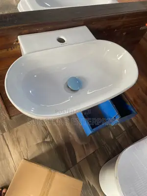 PORTO Wall Hanging Wash Hand Basin | Ceramic / Marble / Stone Resin | Wall-Hung & Floor-Standing | With Mirror & Cabinet Options Available