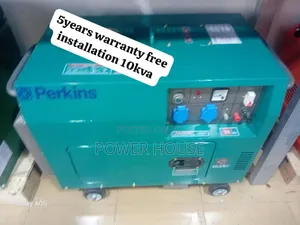 Reliability Standby Energy 10kw 13000watts Perkins Generator | Brand New | 100% Copper Engine | Silent Operation | Key Start | 1-Year Warranty