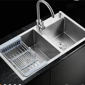 Kitchen Sink + Tap + Drainer