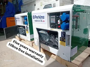 Smart Inventory Gen Perkins Diesel Generator 10kva | Brand New | 100% Copper Engine | Silent Operation | Key Start | 1-Year Warranty