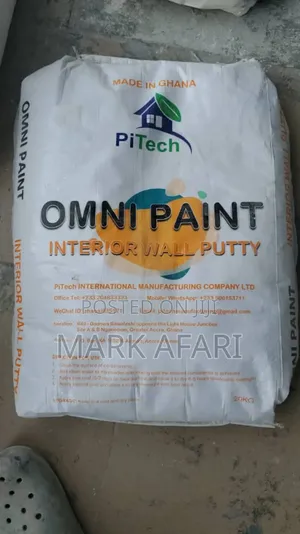 Omni Putty Skimming Powder | Premium Quality | Interior & Exterior Use | High Coverage | Weatherproof & Washable | Used – Inspected & Good Condition