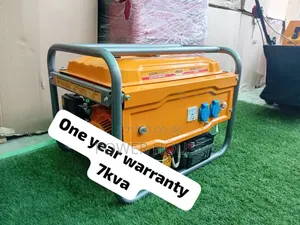 Approved Ingco 7kva 7000watts Petrol Generator 7kva | Brand New | 100% Copper Engine | Silent Operation | Key Start | 1-Year Warranty