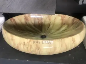 Gold-Finish Basin – Premium, Luxury Bathroom Sanitary Ware