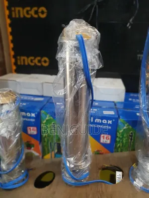 Ecool Max 1hp Deep Well Pump/Submersible | Stainless Steel Body | 4" Slim Line | 30–150m Head | 30/50m Cable Included | Italian/German Technology