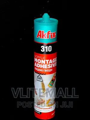 Akfix 310 Montage Adhesive Water Based Paintable | Fast-Curing | High-Bond Strength | Waterproof | Multi-Surface | Construction & DIY Grade