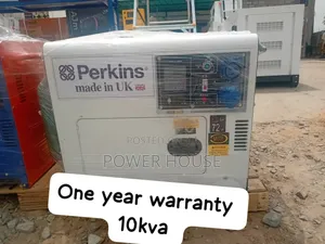 Certified 10kva 13000watts Perkins Diesel Generator 10kva | Perkins / Honda / Kama Engine | Silent Canopy | 100% Copper Alternator | Key & Auto Start | 1–5 Year Warranty