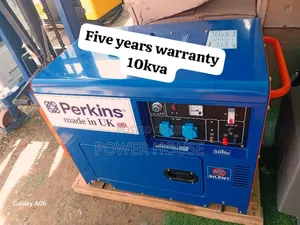 10kva Compact 13000watts Perkins 10kva | Perkins / Honda / Kama Engine | Silent Canopy | 100% Copper Alternator | Key & Auto Start | 1–5 Year Warranty