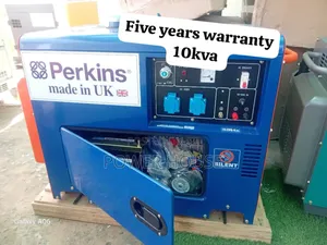 Robust 10kva 13000watts Perkins Diesel 10kva 13000watts | Brand New | 100% Copper Engine | Silent Operation | Key Start | 1-Year Warranty