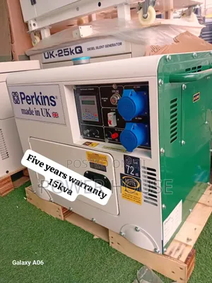Energy Flow 15kva 16500watts Perkins Diesel Generator | Brand New | 100% Copper Engine | Silent Operation | Key Start | 1-Year Warranty