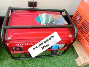 7.0kva Honda Petrol Generator | Brand New | 100% Copper Engine | Silent Operation | Key Start | 1-Year Warranty