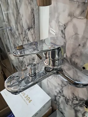 Wall Mounted Bath Shower Mixer Tap With Hand Shower – Chrome Finish