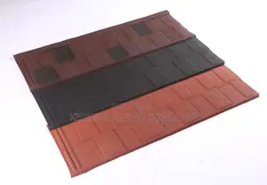 Three Unique Colors of Shingle Roofing Tiles | UV-Resistant | Weatherproof | 0.35–0.55mm Gauge | 50-Year Warranty | Residential & Commercial Grade