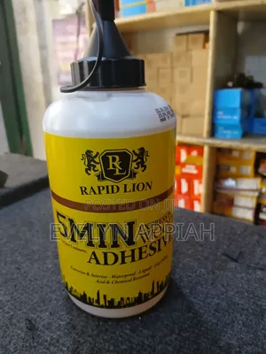 Rapid Lion 5min Wood Adhesive | Fast-Curing | High-Bond Strength | Waterproof | Multi-Surface | Construction & DIY Grade