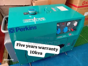 Excellent Point 10kva 13000watts Perkins Diesel Generator | Brand New | 100% Copper Engine | Silent Operation | Key Start | 1-Year Warranty