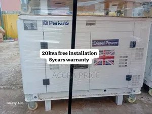 Travel Power Gen Perkins 20kva Diesel Generator 20kva | Perkins / Honda / Kama Engine | Silent Canopy | 100% Copper Alternator | Key & Auto Start | 1–5 Year Warranty