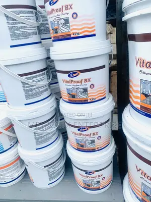 Waterproof Bituminous Coating,(Vitalproof Bx)4.5kg | Waterproofing / Damp-Proofing | Roof, Wall & Foundation Protection | Easy Application | Residential & Commercial Grade