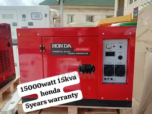 Silent 15kva Honda Generator Diesel 15000watt 15kva | Brand New | 100% Copper Engine | Silent Operation | Key Start | 1-Year Warranty