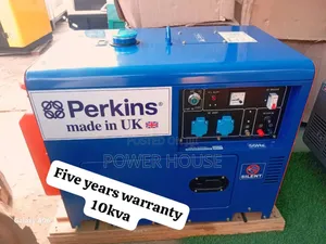 Volt Guard 10kva 13000watts Perkins Diesel Generator | Brand New | 100% Copper Engine | Silent Operation | Key Start | 1-Year Warranty