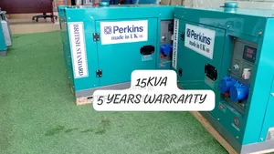 High Output Diesel 15kva Perkins Generator | Perkins / Honda / Kama Engine | Silent Canopy | 100% Copper Alternator | Key & Auto Start | 1–5 Year Warranty