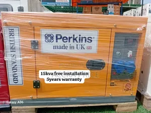 Energy on the Call Perkins 15kva 16500watt Diesel Generator | Perkins / Honda / Kama Engine | Silent Canopy | 100% Copper Alternator | Key & Auto Start | 1–5 Year Warranty