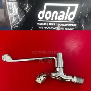 Donald Laboratory Elbow Wall Lab Tap | Stainless Steel / Brass | Hot & Cold | Single & Double Handle | Ceramic Disc Cartridge | Anti-Drip